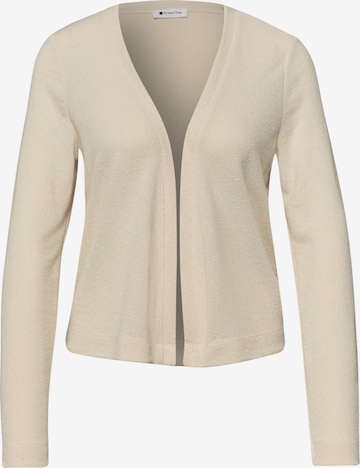 STREET ONE Strickjacke in Beige: Vorderseite