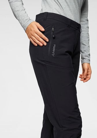 Schöffel Regular Outdoor Pants 'Engadin' in Black