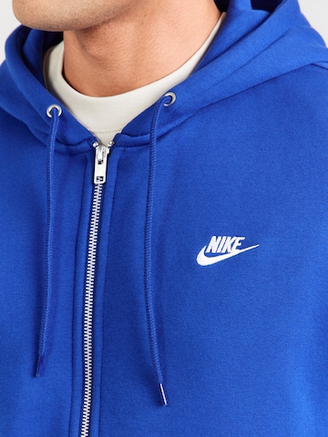 Nike Sportswear - Sudadera con cremallera 'CLUB' en azul