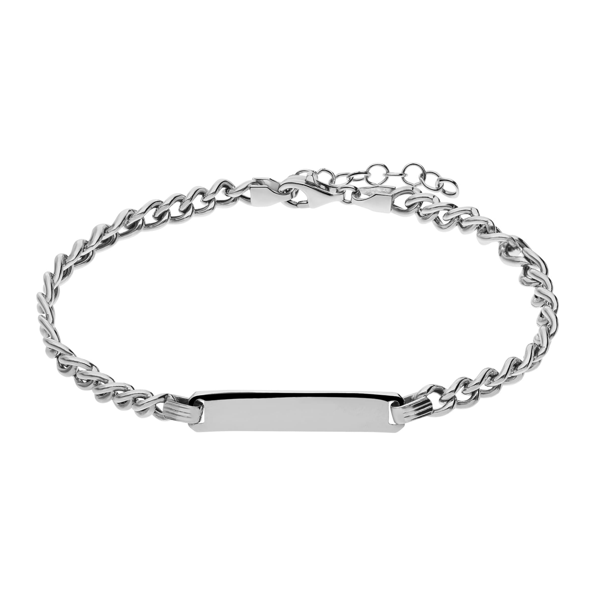 Lucardi Bracelet in Silver: front