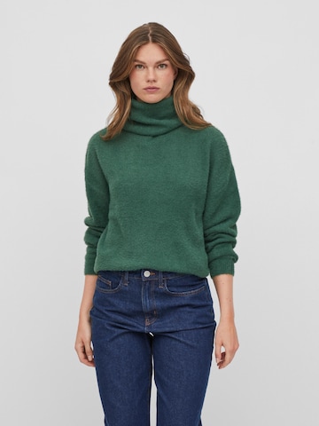 VILA Sweater 'Lajuli' in Green: front