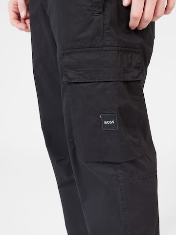 regular Pantaloni cargo 'Sisla' di BOSS Orange in nero