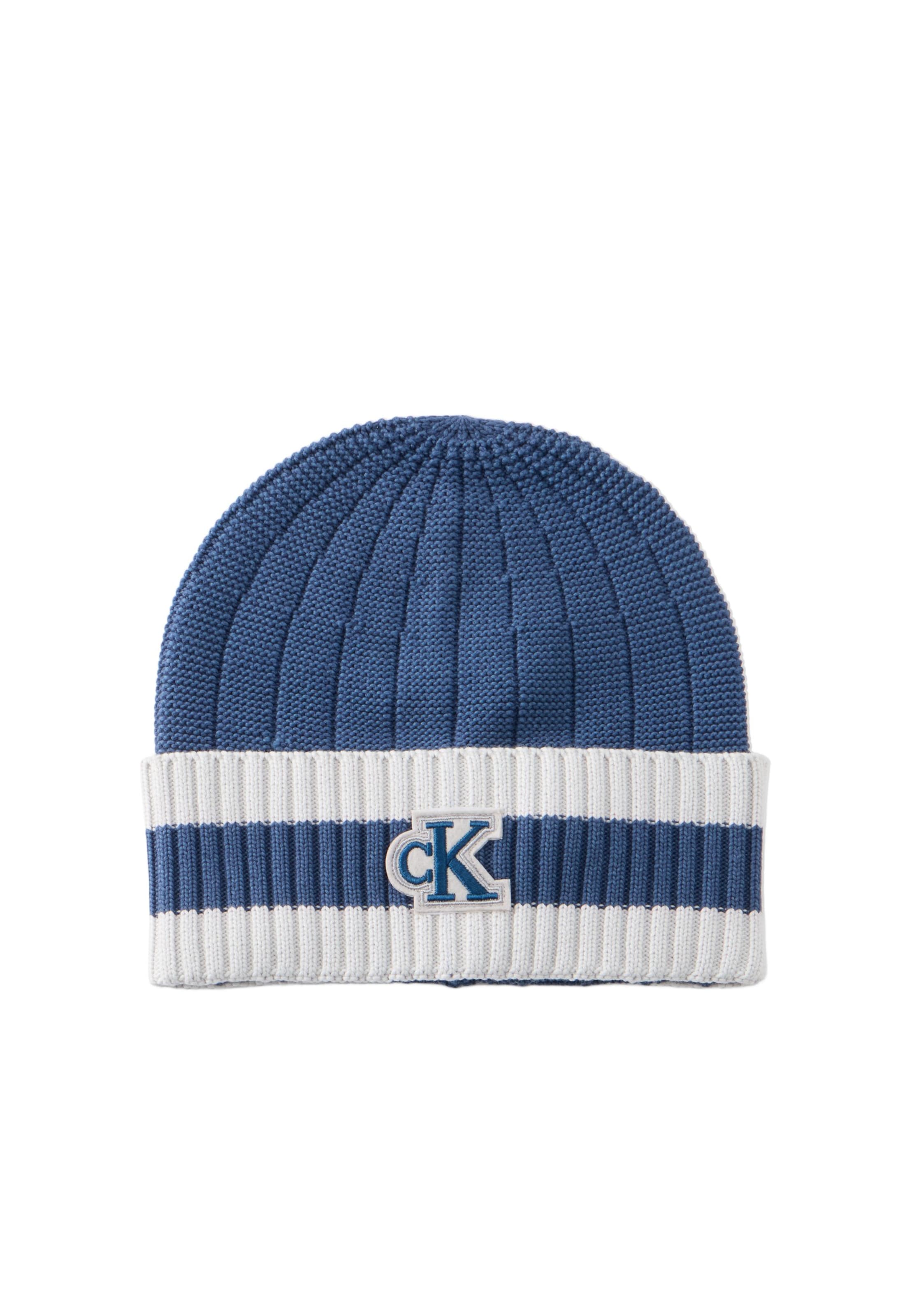 Calvin Klein Beanie in Blue: front