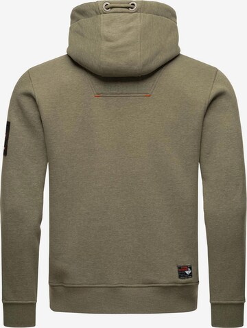 STONE HARBOUR Sweatshirt 'Crazy Frank' in Groen