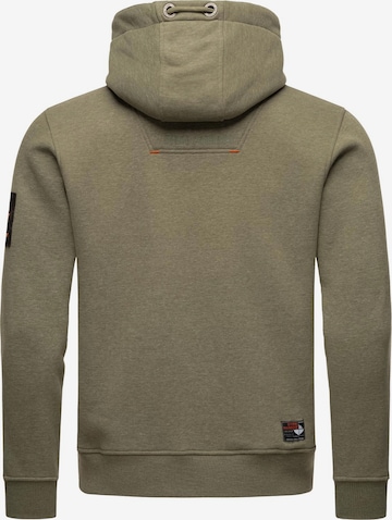 STONE HARBOUR Sweatshirt 'Crazy Frank' i grön