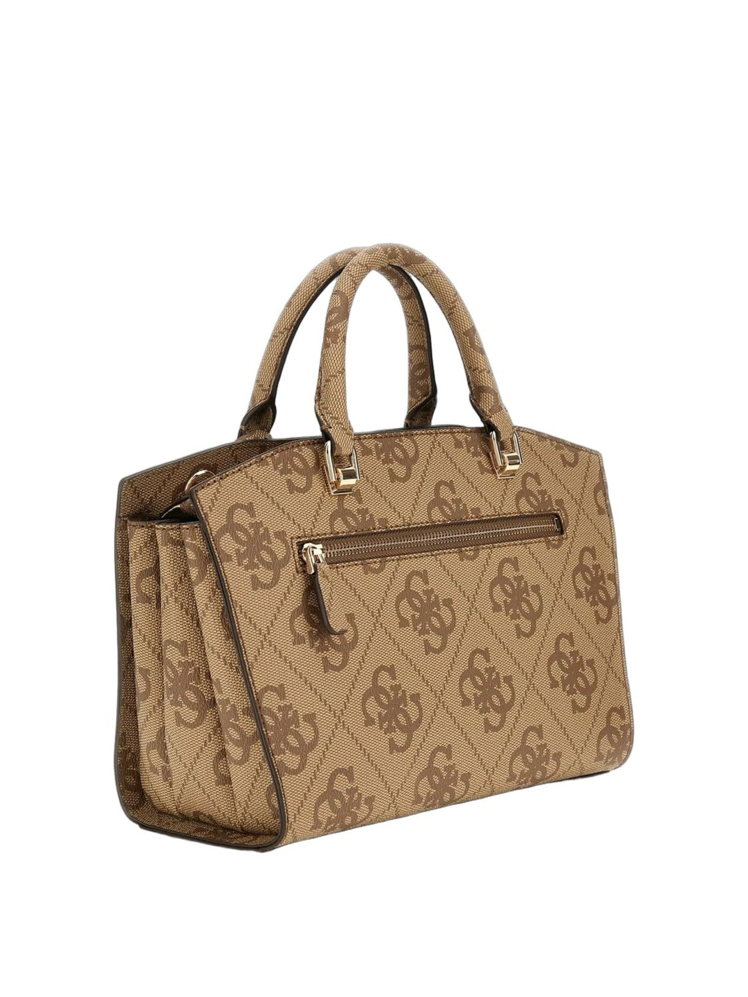 GUESS Kabelka 'Guess Sac Bandoulière Lorelei Girlfriend S Latte Logo' - Hnedá