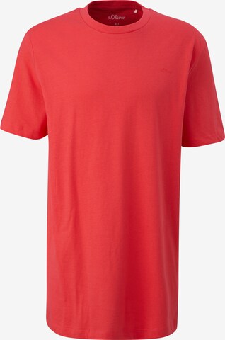s.Oliver Shirt in Rood: voorkant