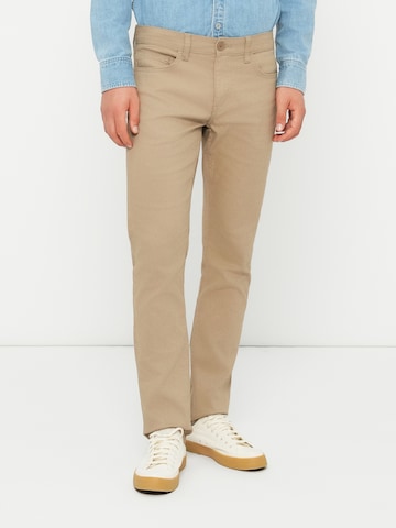 Coupe slim Pantalon 'ONSLOOM' Only & Sons en beige : devant