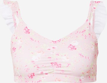 Bustino Reggiseno sportivo di Onzie in rosa: frontale