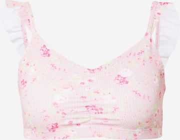 Onzie - Soutien Bustier Soutien de desporto em rosa: frente