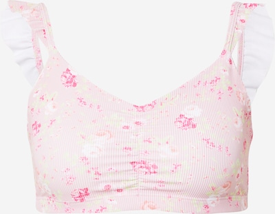 Reggiseno sportivo Onzie di colore rosa / rosa / bianco, Visualizzazione prodotti