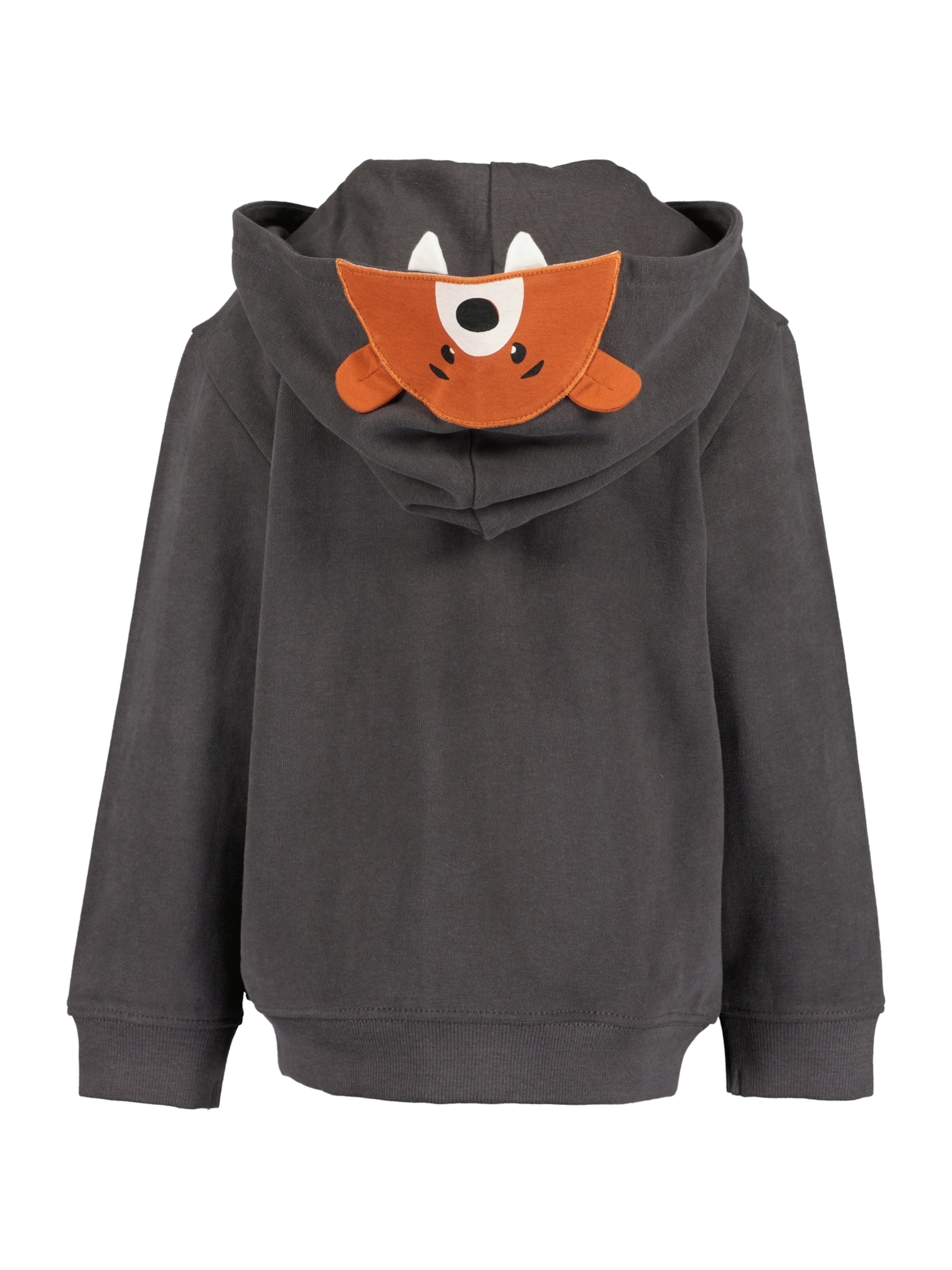 BLUE SEVEN Zip-Up Hoodie in Grey