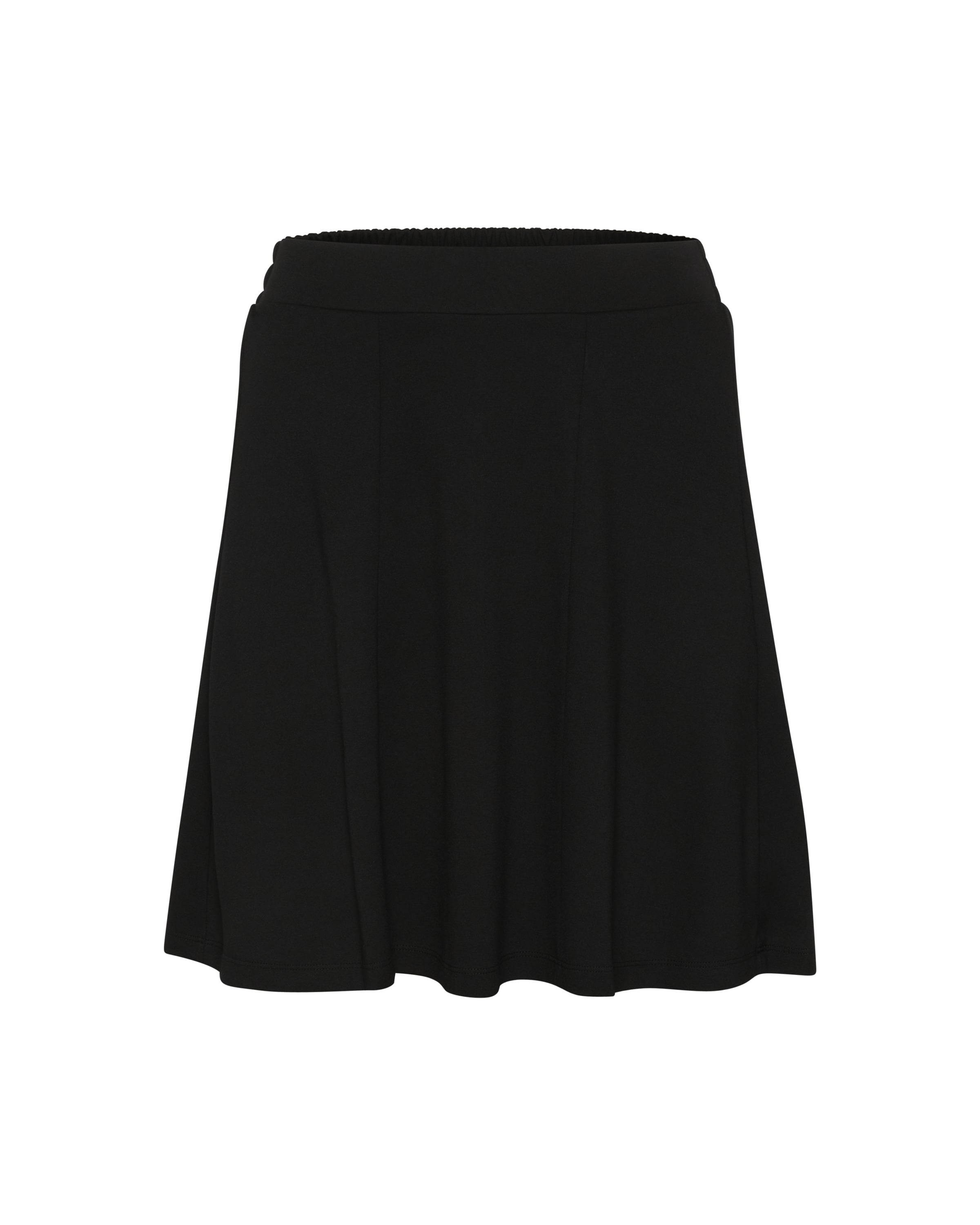 KAFFE CURVE Rock 'Jada' in Schwarz: Vorderseite