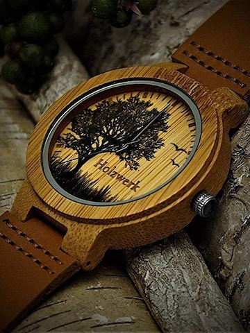 Holzwerk - Reloj analógico 'FORST' en marrón