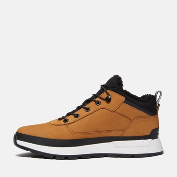 TIMBERLAND - Sapatilhas altas 'Field Trekker' em castanho