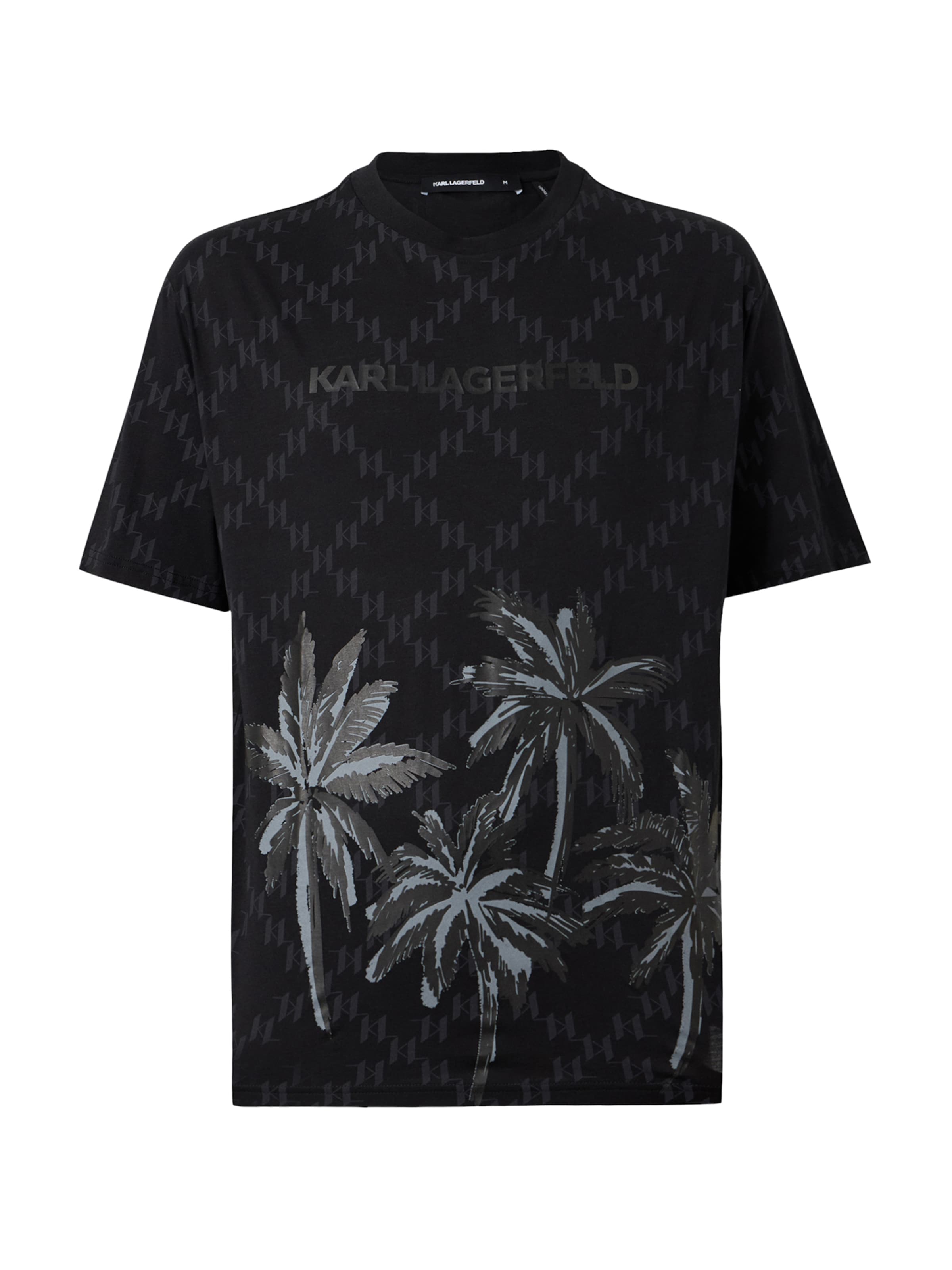 Karl Lagerfeld Tričko - Čierna: predná strana