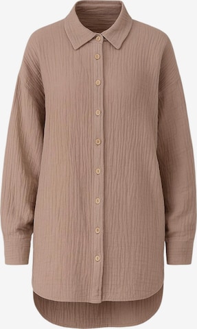 WENOR Oversized bluse 'LAYNA' i grå: forside