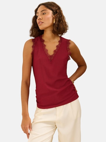 Friends Like These Top in Red: front