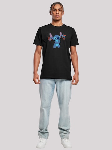 F4NT4STIC Shirt 'Lilo And Stitch Little Devils' in Black