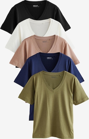 Tricou de la Next pe albastru: față