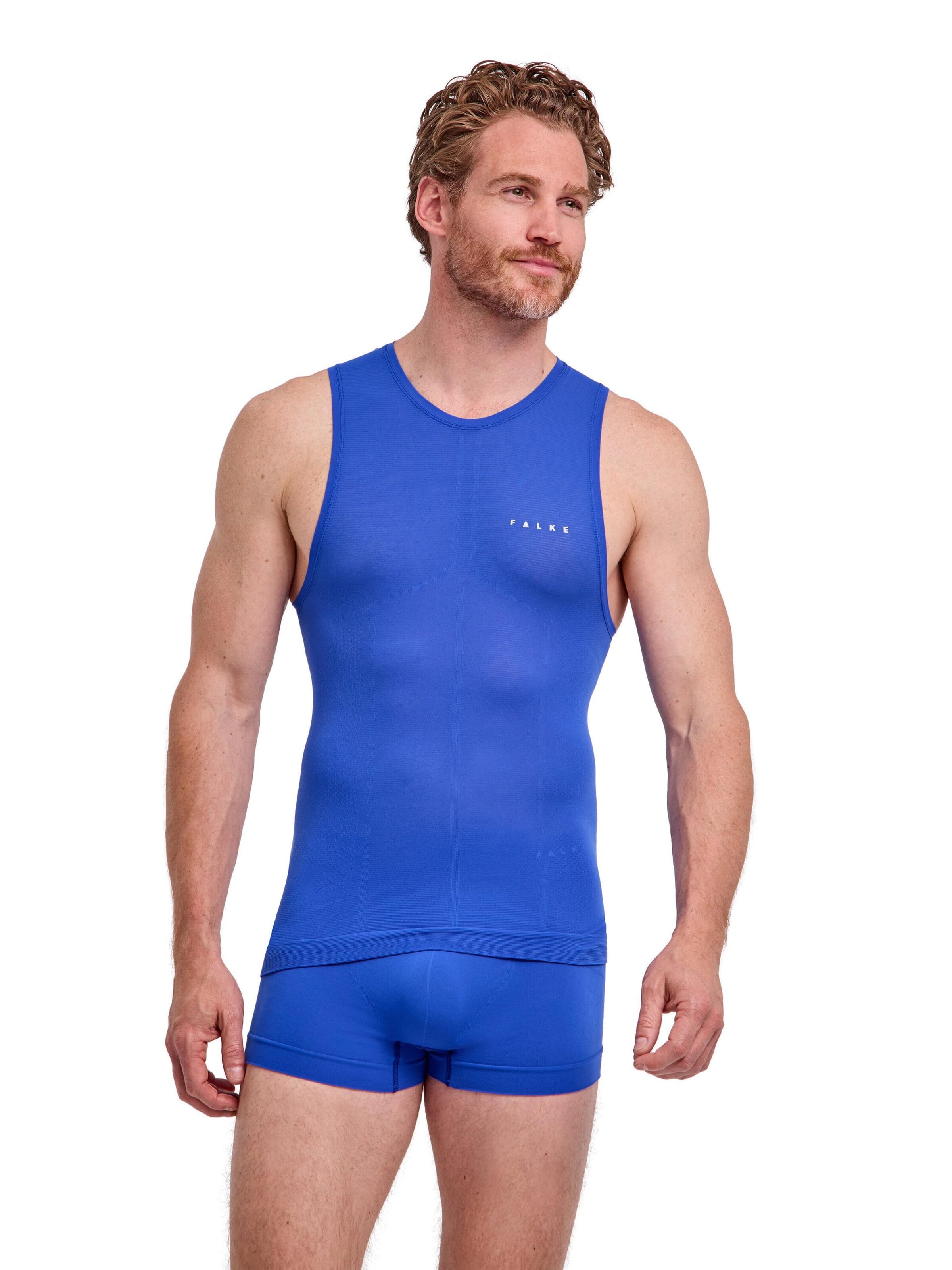 FALKE Base Layer‌‌‌‌ in Blau: Vorderseite