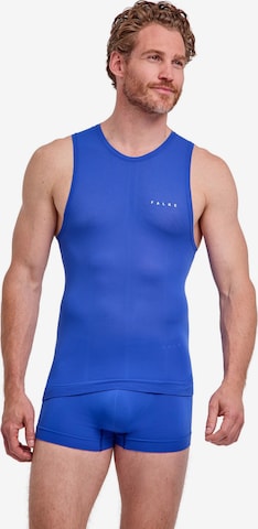 FALKE Base Layer in Blau: Vorderseite
