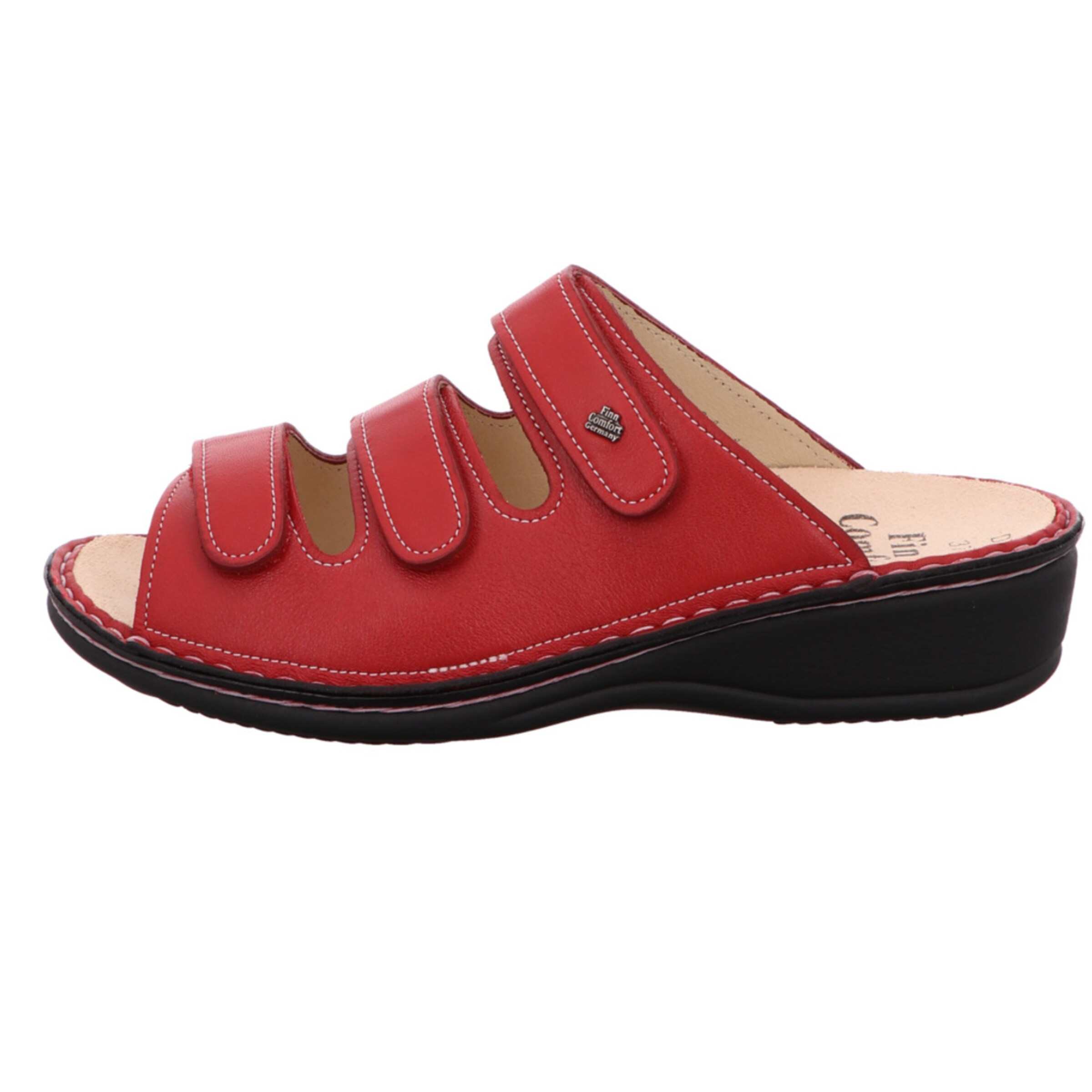 Finn Comfort Mules in Red