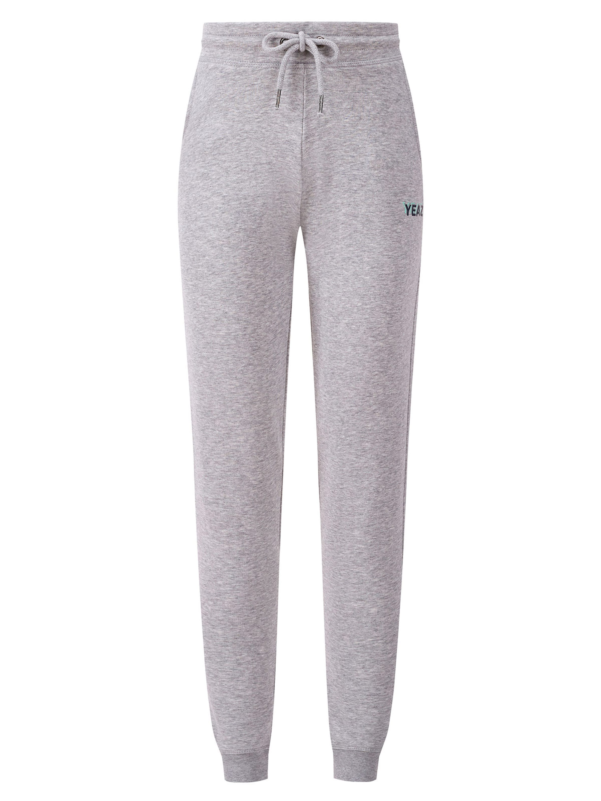 Tapered Pantaloni 'Chilax' de la YEAZ pe gri: față