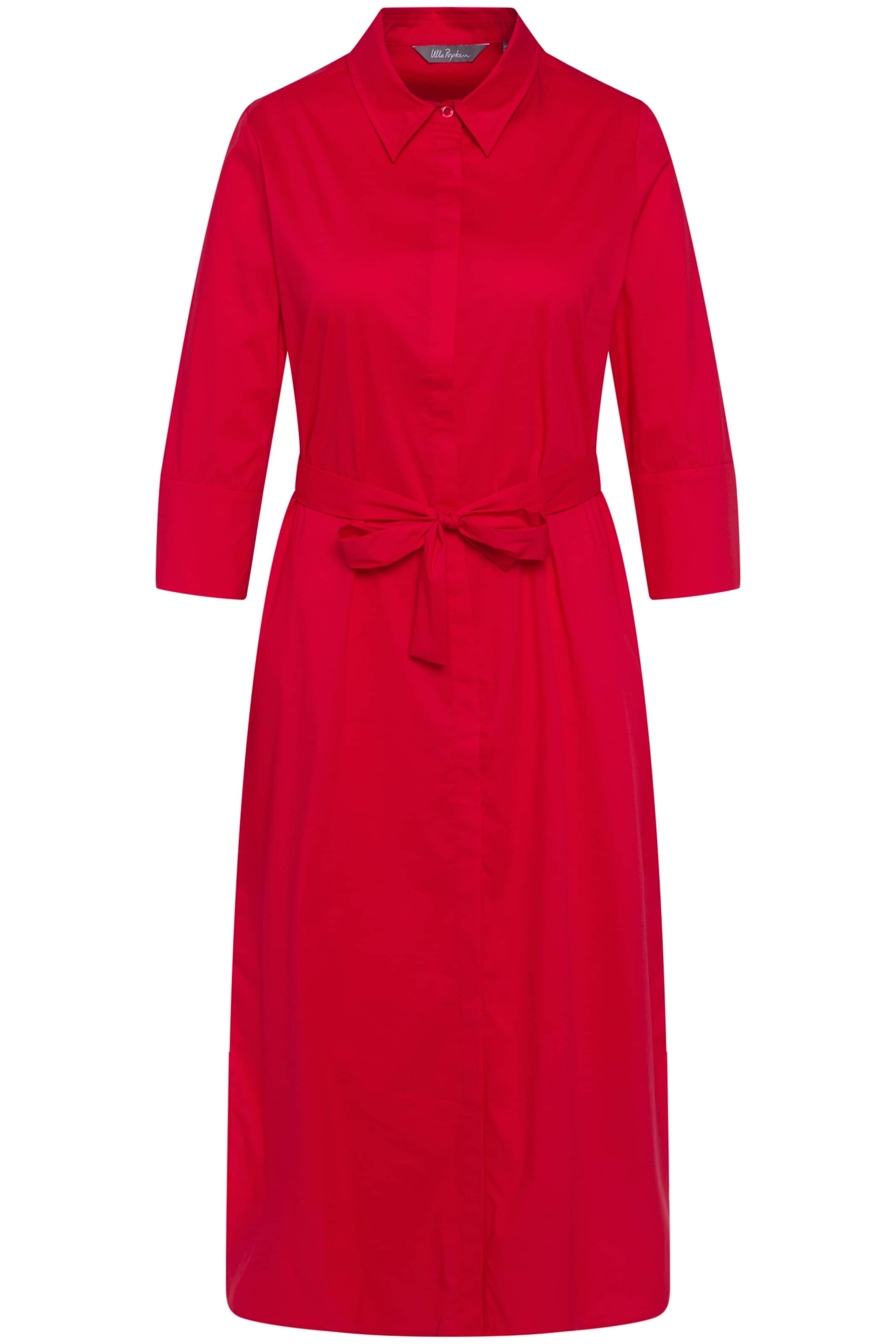 Ulla Popken Blusenkleid in Rot: Vorderseite