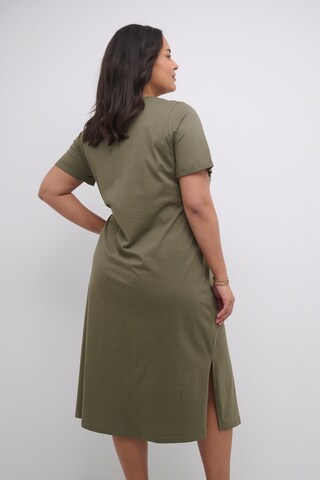 KAFFE CURVE Dress 'Caline' in Green