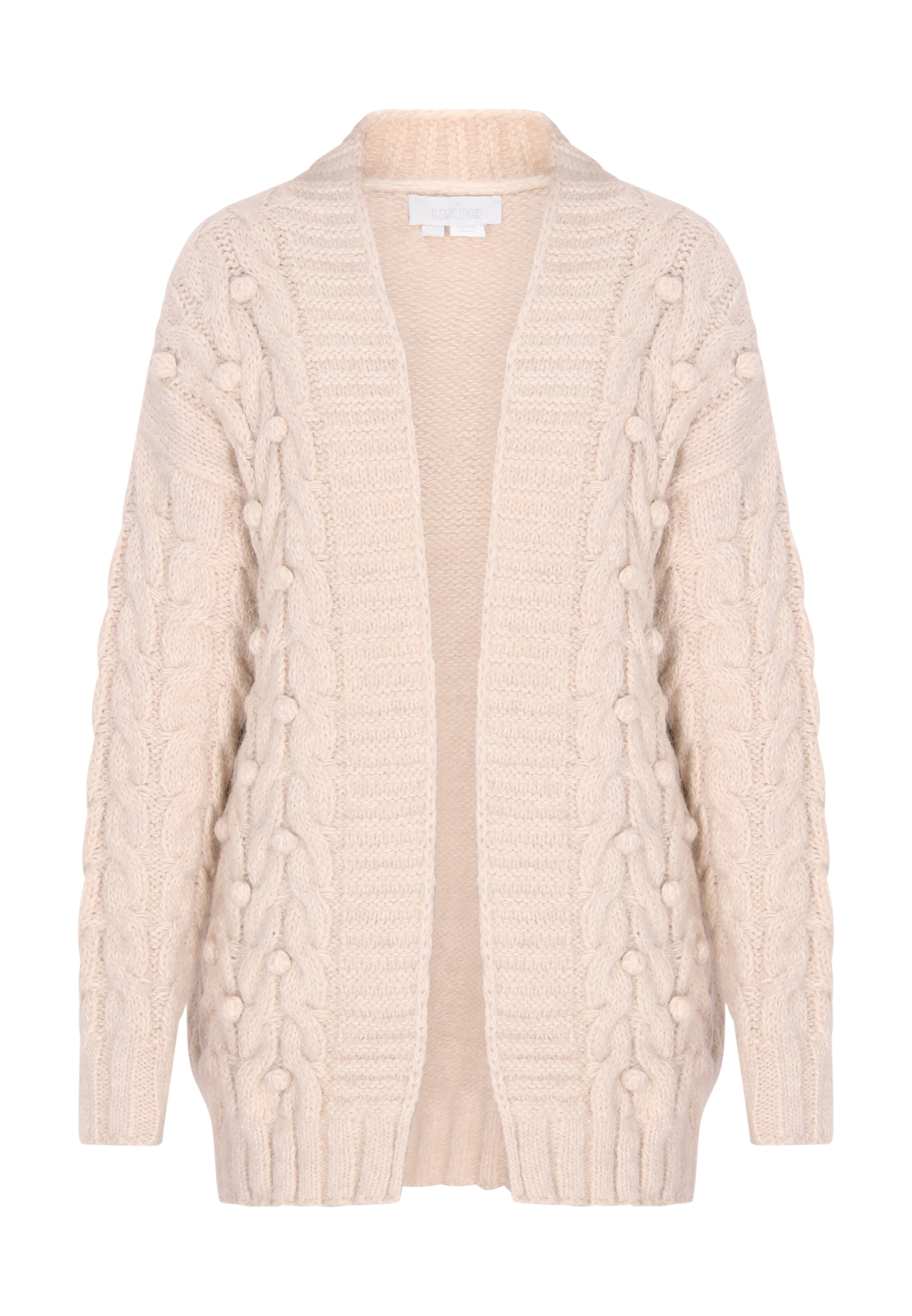 Cardigan usha WHITE LABEL en beige : devant