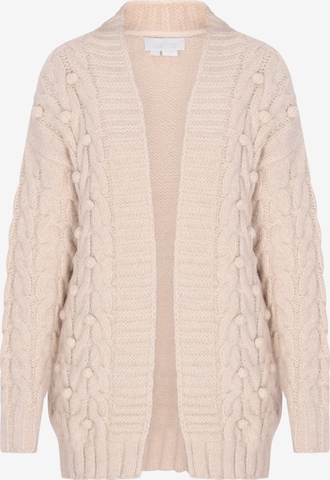 usha WHITE LABEL Knit Cardigan in Beige: front