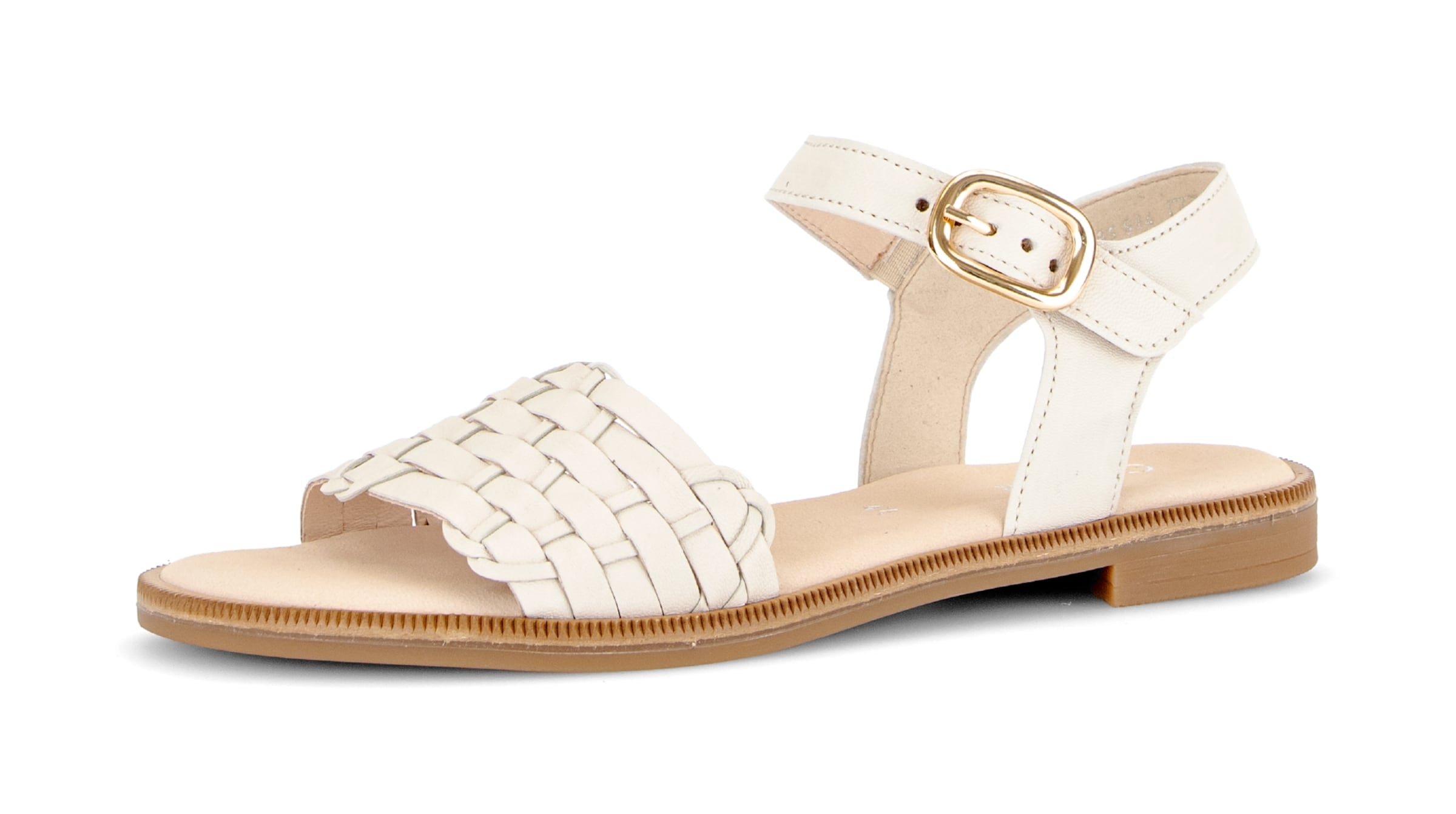 GABOR Strap Sandals in White: front