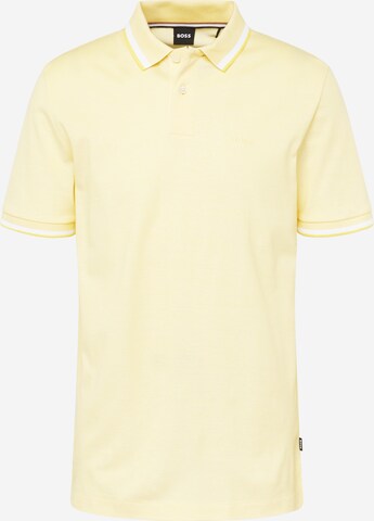 BOSS Black - Camisa 'Parlay' em amarelo: frente