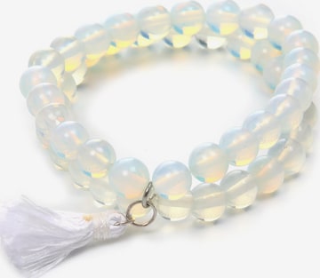 COLLEZIONE ALESSANDRO Bracelet 'Peppa' in White: front