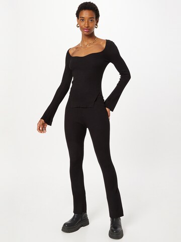 Misspap Loungewear in Black: front