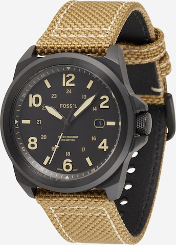 juoda FOSSIL Analoginis (įprasto dizaino) laikrodis: priekis