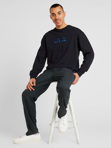 LEVI'S ® - Sweatshirt 'Relaxd Graphic Crew' em preto