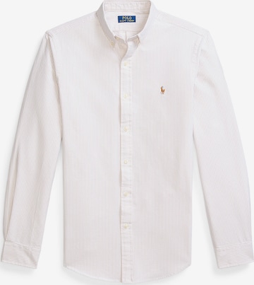 Polo Ralph LaurenSlim Fit Košulja - bež boja: prednji dio
