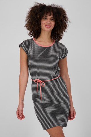 Alife and Kickin Sommerkleid 'EllenAK' in Grau: Vorderseite