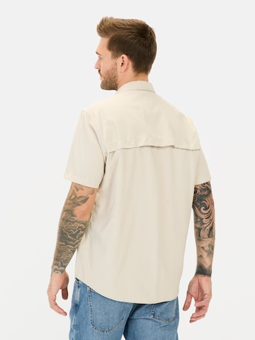 CAMEL ACTIVE Regular Fit Kurzarmhemd mit Cooling Effekt in Beige