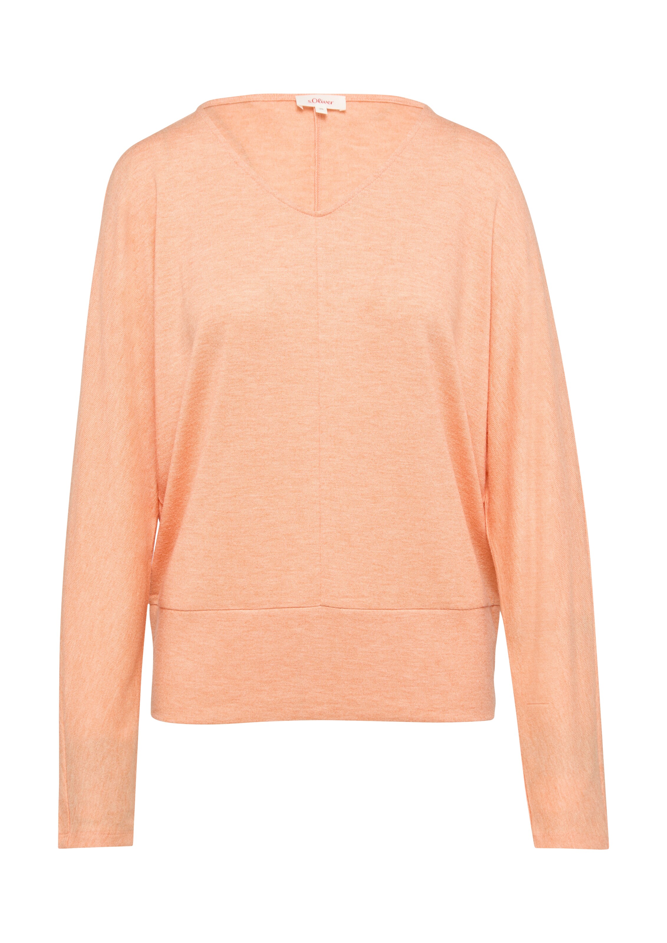 s.Oliver Shirt in Oranje: voorkant