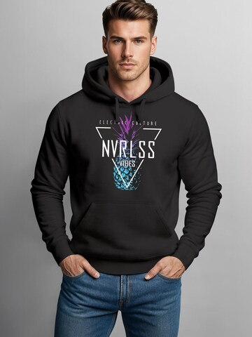 Neverless Sweatshirt 'Vibes' in Black