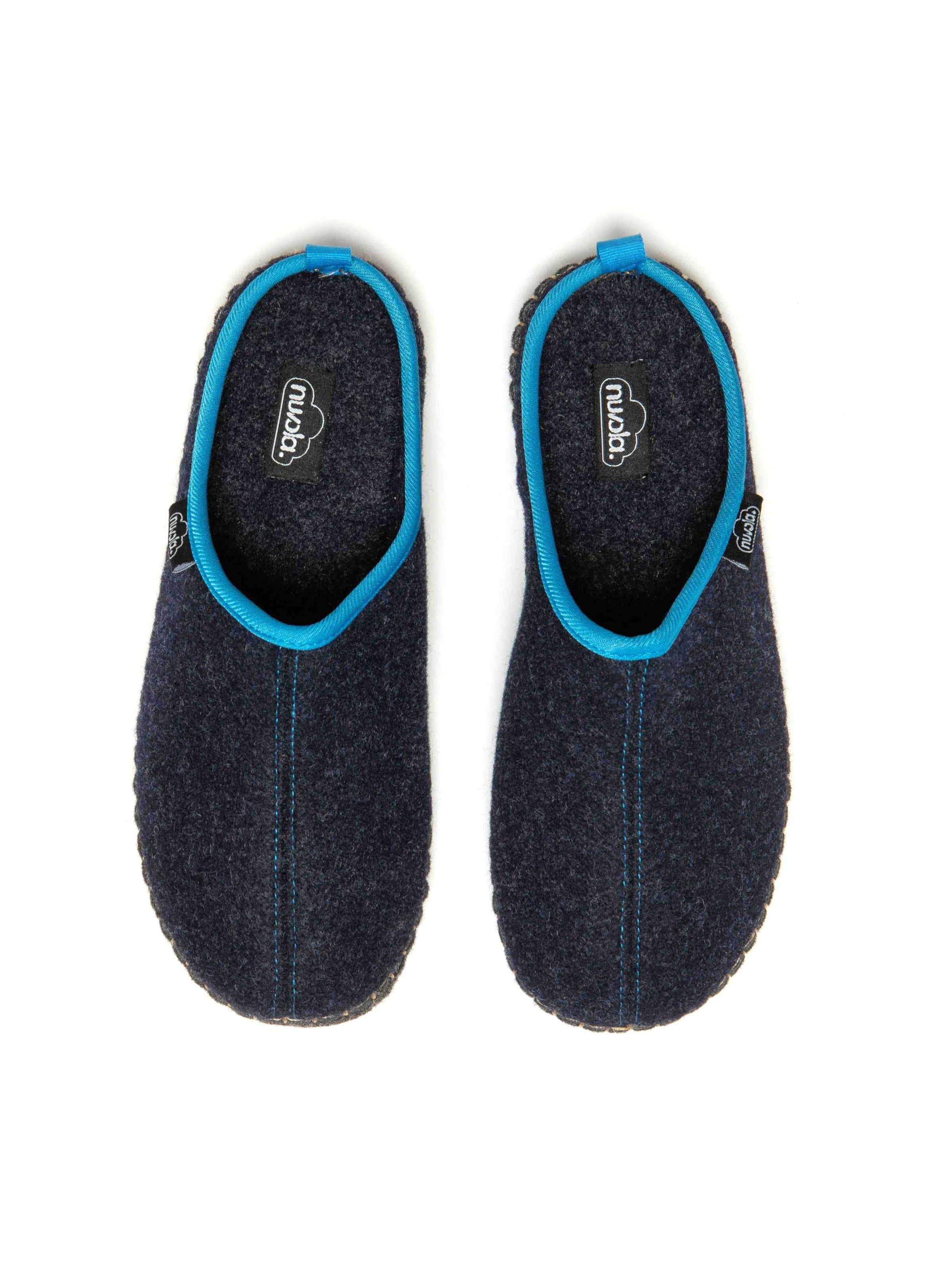 Nuvola. - Zapatillas de casa 'Zueco Rim' en azul