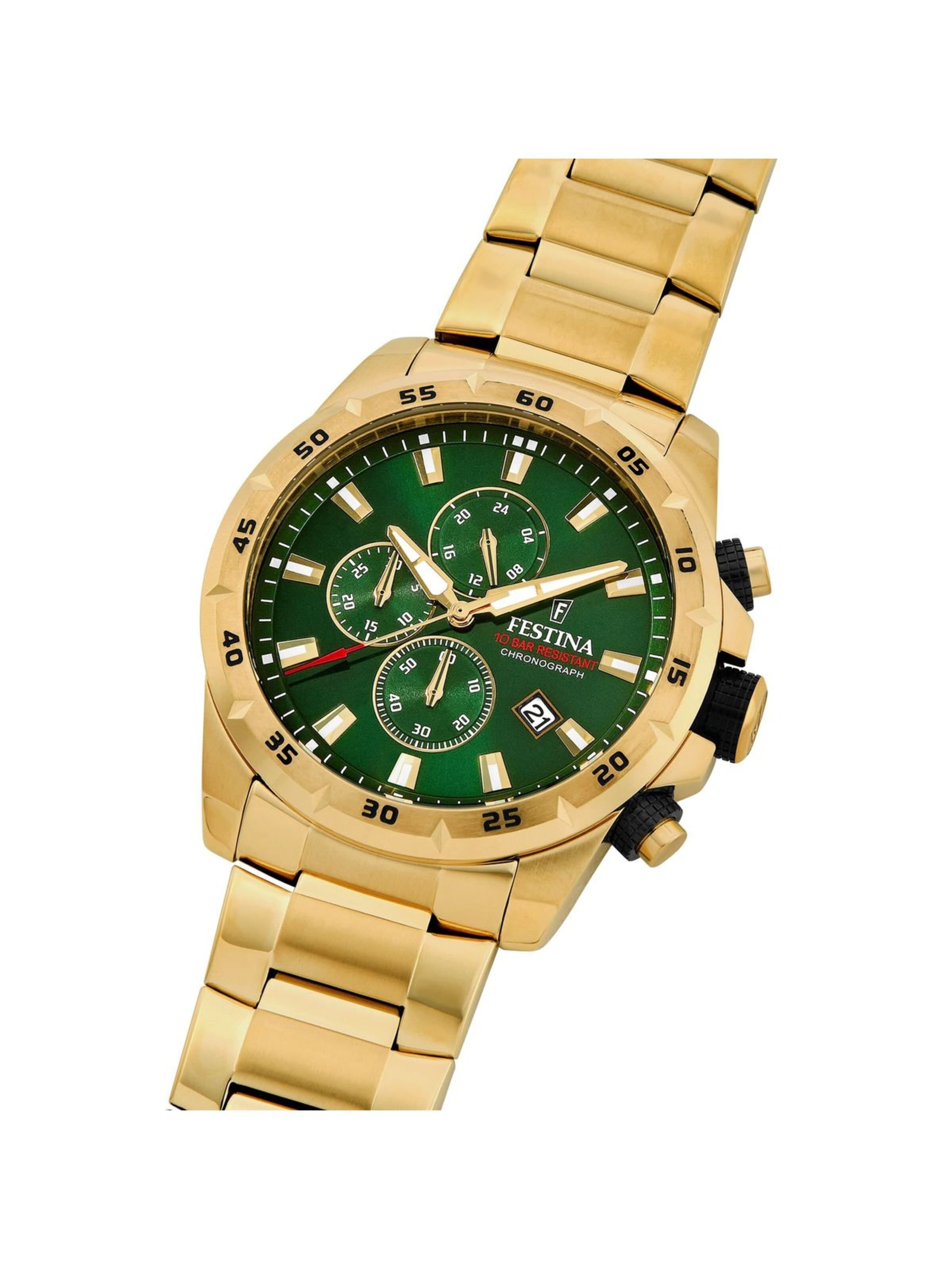Montre à affichage analogique FESTINA en vert