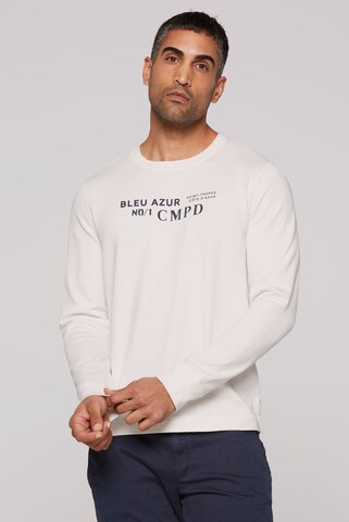 CMPD Sweatshirt in White: front