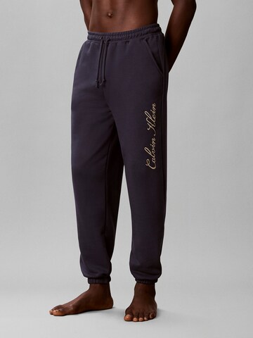 Effilé Pantalon Calvin Klein en bleu : devant