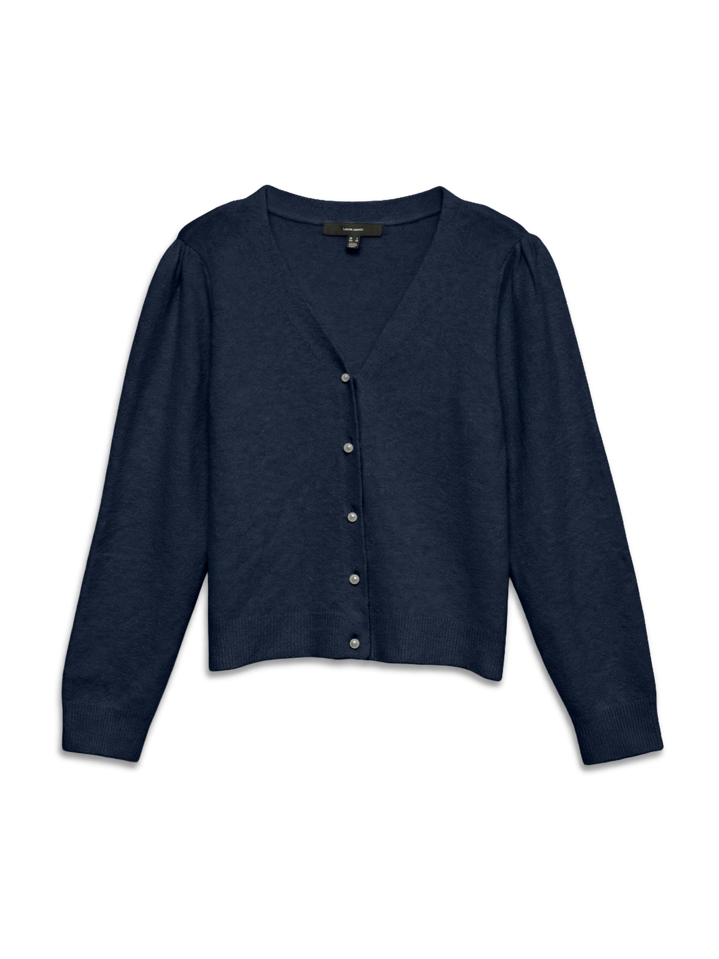 Vero Moda Tall Neuletakki 'VMDOFFY' koossa XS värissä tummansininen, Tuotenäkymä