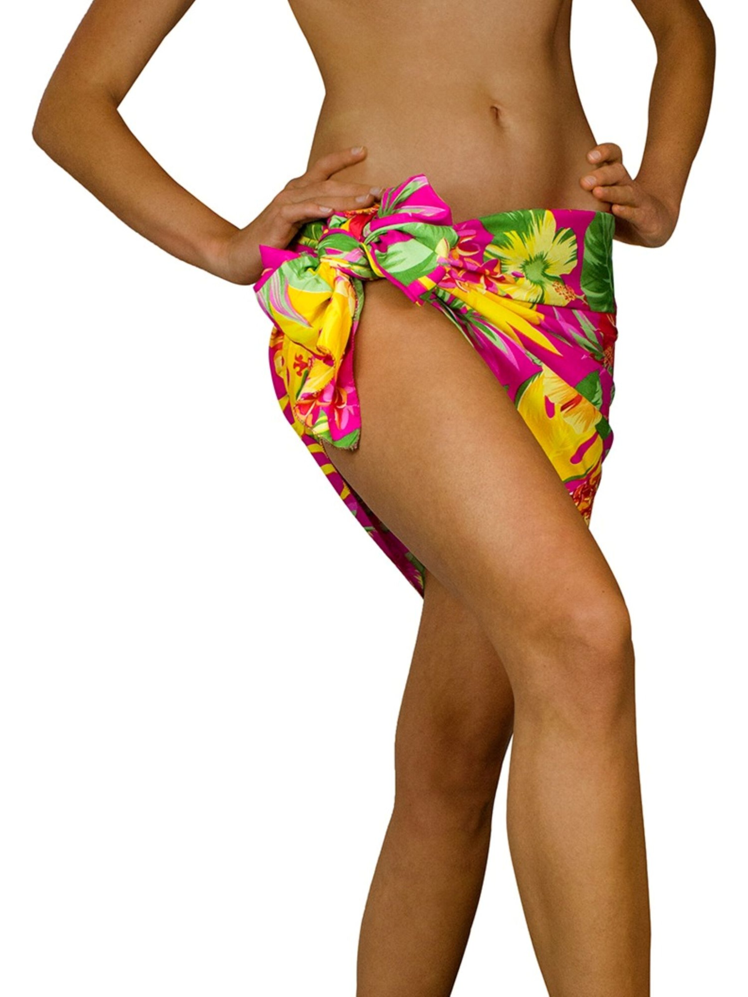 King Kameha Scarf 'Pineapple' in Pink