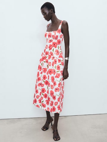 Robe d’été 'POLA' MANGO en blanc : devant